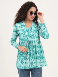 Vestidos Midi Estampados Florales Más Vendidos, 100% Algodón, Cuello Cuadrado, Secado Rápido, Ecológicos, Estilo Vintage, Casuales, para Playa, Verano - Product Image 4