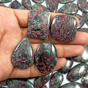 Natural Eudialyte <b>Healing</b> Cabochon Russian Loose Gemstone Rare <b>Crystal</b> Cabs Wire Wrap Chakra Gemstone Wholesale Bulk - Product Image 1