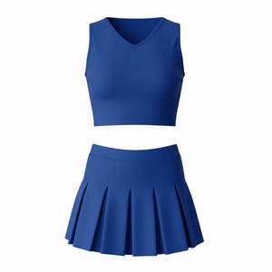 Conjunto de Uniforme Personalizado para Porristas, para Prácticas y Competiciones, Tela Transpirable, Alta Elasticidad, Diseño Duradero - Product Image 1