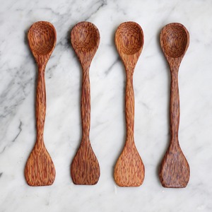 Utensilios de cocina para comidas, espátula de madera de coco, juego de utensilios de cocina, juegos para hacer cenas de madera de coco - Product Image 3