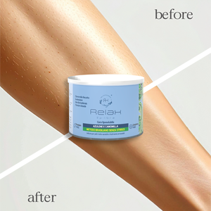 Cera Liposoluble de Azuleno Brasileño y Manzanilla de Marca Privada 800ml |   Fabricante de Depilación OEM ODM - Product Image 3