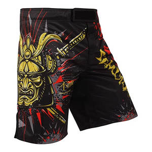 Shorts MMA pour hommes de haute qualité avec logo personnalisé pour l'entraînement et la compétition en arts martiaux, en Spandex/Nylon, tailles et couleurs personnalisables - Product Image 1