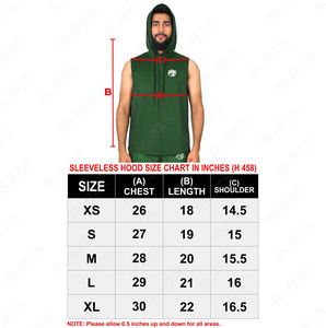 OEM Best-seller Sweatshirt à capuche sans manches tendance pour hommes avec détails lacés Débardeur décontracté Hip Hop Tshirt Hoodies - Product Image 6