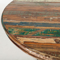 Table à manger pliante en bois massif de mangue moderne et élégante pour la maison salon entrée entrepôt atelier meubles polyvalents