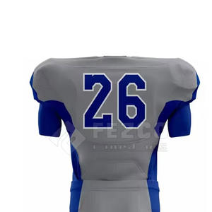 Uniformes de Fútbol Americano Transpirables de Moda al por Mayor, Conjuntos Personalizados de Manga Corta 100% Poliéster a Bajo Precio - Product Image 6