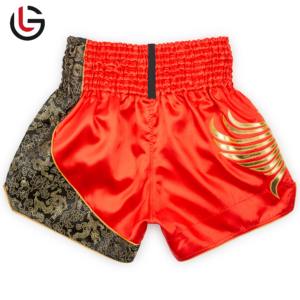Top Trending Printed Boxing Shorts Logotipo personalizado Hombres Muay Thai Shorts Nuevo diseño corto para hombres - Product Image 4