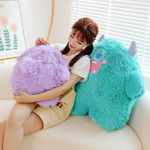Lindo y Feo Peluche de un Ojo con Pelo Largo, Juguete de Peluche Suave, Almohada para Dormir de <span class=keywords><strong>Monstruo</strong></span> de Peluche, Muñeca de Dibujos Animados, Regalo para Niñas, Venta al por Mayor - Product Image 4