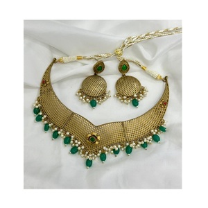 Conjunto de collar étnico tradicional bellamente elaborado para mujeres y niñas para boda Festival desgaste para mujeres - Product Image 2