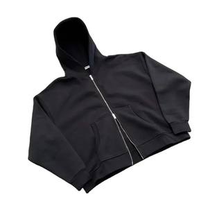 Men's High Quality Fleece Tracksuits Street-wear Sweatpants <b>Hoodie</b> Sets Without <b>String</b> Custom Logo Heavy Weight Tracksuits - Product Image 4