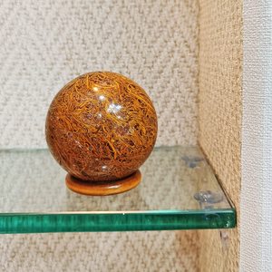 Vente en gros Meilleure Qualité Naturel Maryam Jaspe/Calligraphie Cristal Agate Gemme Sphères Poli Feng Shui Boule Cristaux Fée - Product Image 3