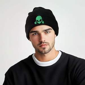 High Quality Unisex <b>Winter</b> Beanie <b>Cap</b> Plain Design Custom Made in Pakistan Wholesale Cheap Price Beanies - Product Image 4