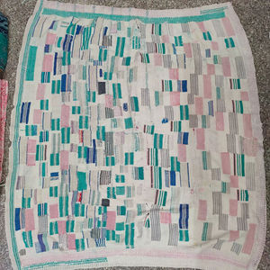 Kantha Réversible Fait Main 100% Coton Cousu à la Main Kantha Durable Kantha Traditionnel Vintage Fabriqué à la Main Boho Chic Kantha - Product Image 1