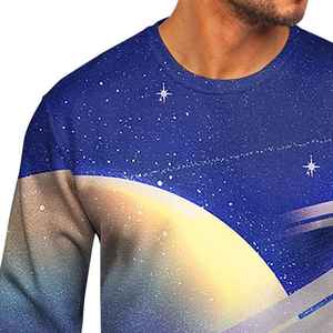 Sublimación sostenible para hombres Sudadera con capucha de los mejores colores Oem Precio al por mayor Diseño único Sudadera transpirable para hombres - Product Image 4