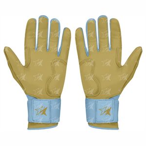 Guantes de bateo de béisbol de piel de oveja personalizados Guantes de bateo profesionales Guantes juveniles con logotipo personalizado - Product Image 2