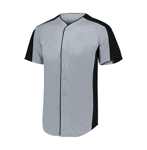 Alta Calidad Ropa Deportiva Personalizada Moda Transpirable Cuarto Botón Softball Equipo de Béisbol OEM Hombres Jersey de Béisbol Bordado - Product Image 6