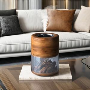 Brûleur à Bakhoor Classique Arabe en Bois de Bambou et Acrylique Écologique, Élégant Brûleur d'Encens en Résine Medkhan pour le Prochain Ramadan - Product Image 4