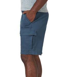 Short décontracté en coton pour hommes, personnalisable en gros d'usine, anti-rides, collection d'été, cordon de serrage, polyester rayé, OEM - Product Image 2