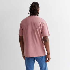 Camiseta de hombre Camiseta elegante Mezcla de algodón transpirable Ropa de negocios informal Manga corta Personalización OEM y ODM - Product Image 5