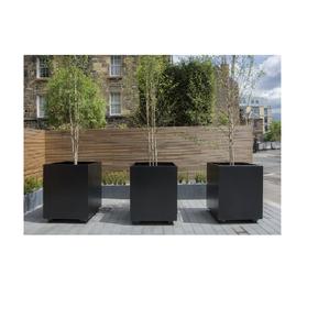 Vase contemporain élégant en métal et en verre pièce décorative de table murale de sol moderne pour le bureau à domicile Utilisation polyvalente pour les fleurs - Product Image 3