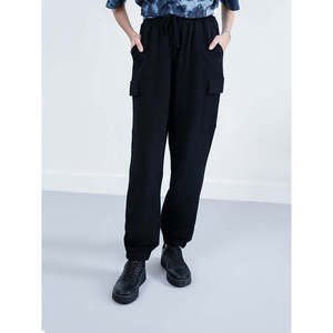 Pantalon cargo respirant STURLA, taille mi-haute, en tricot, pour la saison d'automne - Product Image 5
