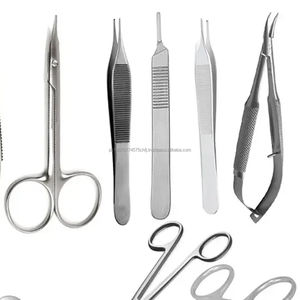 Juego de Instrumentos Quirúrgicos Profesionales de 17 Piezas para Blefaroplastia, Instrumentos Oftálmicos Básicos para Cirugía de Párpados, Acero Inoxidable, Cosmético para Ojos - Product Image 5
