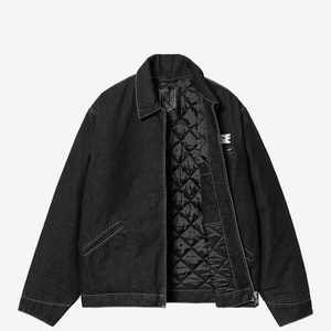 Chaquetas de hombre Venta al por mayor Diseño personalizado 12OZ Algodón orgánico Lona Detroit Chaquetas Personalizadas Moda Ropa DE TRABAJO chaquetas - Product Image 3