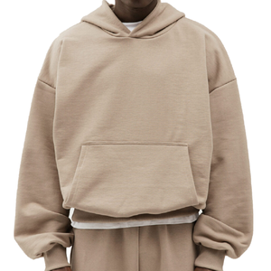 Sudadera con capucha y sudadera con logotipo personalizado en blanco de algodón de secado rápido de alta calidad OEM Sudadera con capucha de lujo Sudadera duradera de gran tamaño - Product Image 6