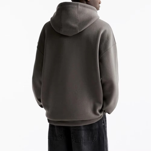 Sweat-shirts et pulls à capuche pour hommes 100% coton, manches longues, coupe ample, poids lourd, tissu épais en molleton français 500GSM - Product Image 2