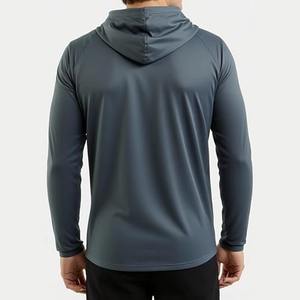 เสื้อฮู้ดผู้ชายแบบสวมใส่สบายสำหรับฤดูหนาว ผ้าโพลีเอสเตอร์ 100% ระบายอากาศได้ดี น้ำหนักเบา ซับเหงื่อ ป้องกันแบคทีเรีย 180 กรัม - Product Image 2