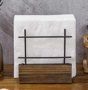 ที่ใส่กระดาษเช็ดปากทำจากไม้แบบตั้งโต๊ะสำหรับร้านอาหารเป็นมิตรต่อสิ่งแวดล้อม - Product Image 6