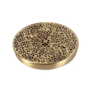 กล่องเครื่องเทศออกแบบด้วยโลหะทองเหลืองเคลือบด้วยทองดีไซน์แกะสลักสวยงาม - Product Image 6