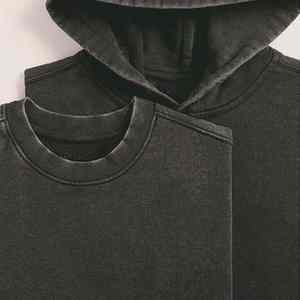 100% Cotton Fleece <b>Zipper</b> Hooded Sweatshirt and Acid Wash <b>Hoodies</b>-Winter Digital Printing OEM Service - Product Image 4