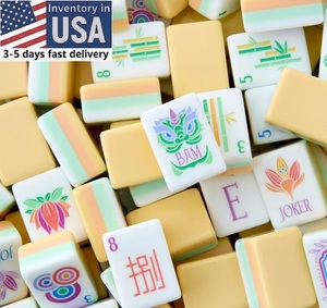 Juego <span class=keywords><strong>de</strong></span> Fichas <span class=keywords><strong>de</strong></span> Mahjong Americano <span class=keywords><strong>de</strong></span> Acrílico <span class=keywords><strong>de</strong></span> 4 Capas Garantizado, 160 Piezas, Diversos <span class=keywords><strong>Colores</strong></span>, Colorido y Mágico - Product Image 5