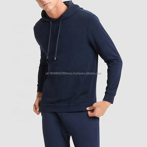 Custom Men Heavyweight Cotton Loose Crop Hoodies Stacked Sweatpants <b>Set</b> for Sports Tracksuit - Product Image 2