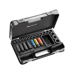 Facom 1/2'' Hexagonal <b>Impact</b> <b>Socket</b> Set 27-Piece Durable Tool Kit - Product Image 1