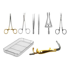 ชุดผ่าตัดสเตนเลสสตีลสำหรับการผ่าตัดมีขนาดดีที่สุดเครื่องมือศัลยกรรมพลาสติกออกแบบโลโก้ของคุณเอง - Product Image 1