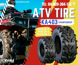 Nouveau pneu ATV intelligent KA403 KUMA 2026 de haute qualité, véhicules tout-terrain, caoutchouc naturel noir, plis variables, durée de vie de 20 000 km - Product Image 2