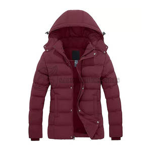 Veste d'hiver matelassée imperméable et écologique pour femme, décontractée, coupe-vent, respirante, unie, tricotée, brodée, longue - Product Image 1