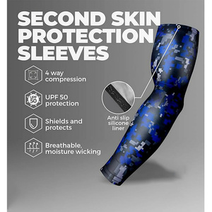 Mangas Protectoras Streetgrace Personalizadas de Longitud Completa Unisex, Transpirables, Protección UV para Verano, Tela de Poliéster/Nailon, con Logotipo - Product Image 3