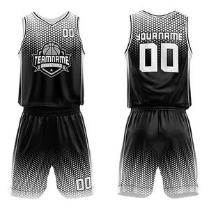 Venta caliente de alta calidad Reversible sublimado uniformes de baloncesto impresión personalizada de secado rápido al por mayor ropa deportiva uniforme - Product Image 1