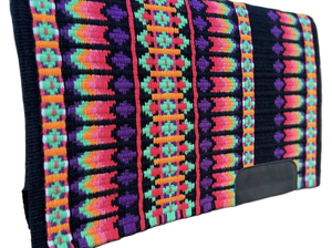 Southwestern Pattern Show Saddle <b>Blanket</b> <b>Heavy</b> & Durable Wool for Equestrian Training & Racing Saddle Pads - Product Image 4