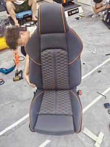 Fundas de asiento de coche de cuero <span class=keywords><strong>Audi</strong></span> de lujo, 5 uds., conjunto completo de accesorios delanteros compatibles con VW Civic Golf Accord K5 K3, interiores de coche - Product Image 2