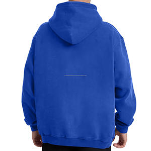 Sweat-shirt streetwear OEM, lavage intensif, vintage, pour homme, pull oversize avec impression délavée à l'acide, coton mélangé lourd personnalisé - Product Image 3