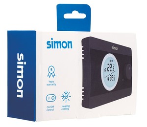 Termostato digitale ON/OFF nero (Simon AF521101) - Product Image 5