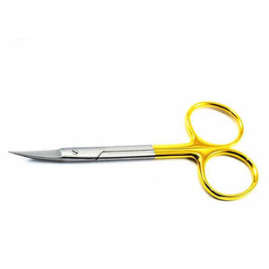 Tijeras de Iris Curvas de Acero Inoxidable para Instrumentos Quirúrgicos Médicos Profesionales - Product Image 3