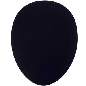 BakkerElkhuizen Egg Ergo Mousepad 23 X 0.2 X 30 cm <b>Black</b> Rubber/Polyester/Fabric 23 X 0.2 X 30 cm (W X H X D) - Product Image 3