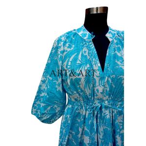 Nuevo Vestido Largo Indio Informal para Fiesta en la Playa, Vestido Largo Bohemio Cómodo para el Día a Día para Mujer - Product Image 4