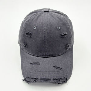 Chapeaux de papa vintage en détresse avec logo personnalisé casquettes de baseball en coton uni de haute qualité casquettes en jean pour hommes pour femmes style ajusté imprimé - Product Image 2