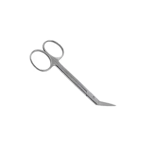 Ciseaux coudés Kelly Orthodontie manuelle Bandage Instruments chirurgicaux Acier inoxydable Vente en gros - Product Image 1