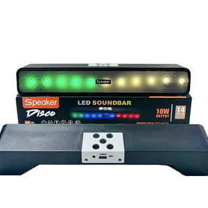 E93 <b>Wireless</b> Soundbar Speaker 10W RGB LED Stereo TV Home Audio - Product Image 1
